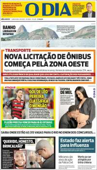 Portada de O Dia (Brasil)