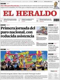 Portada de El Heraldo (Colombia)