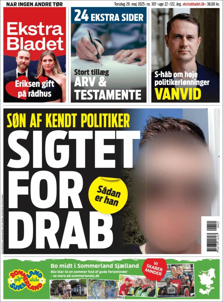 Portada de Ekstra Bladet (Denmark)