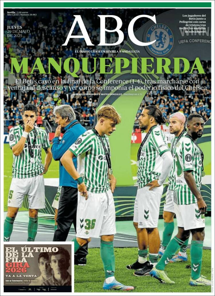 Portada de ABC - Sevilla (Spain)