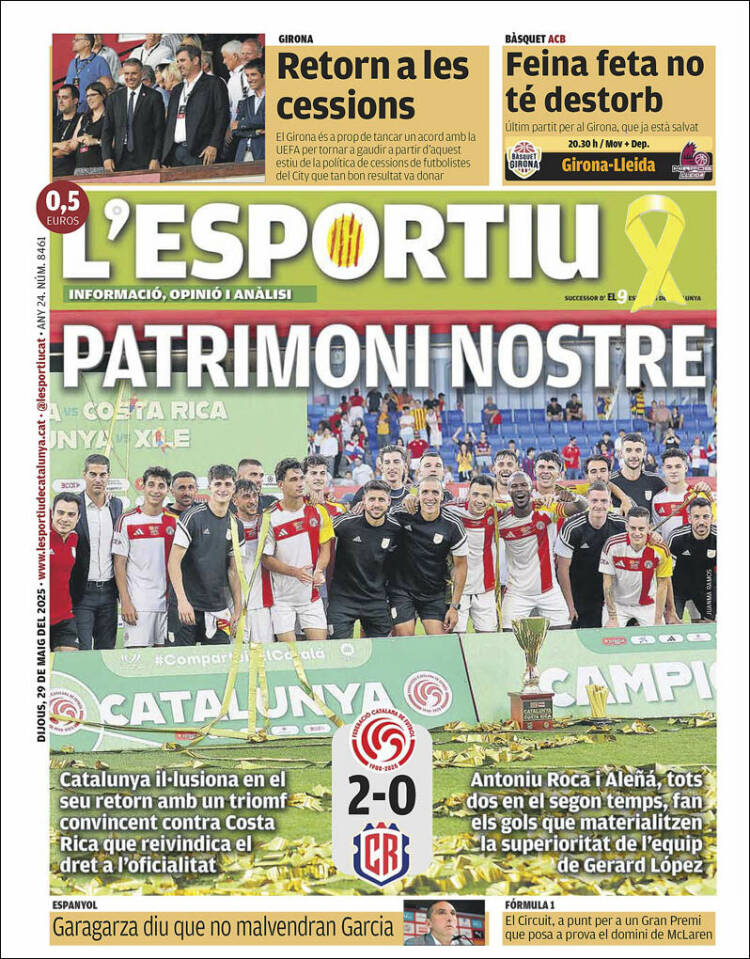 Portada de L'Esportiu : Girona (Spain)