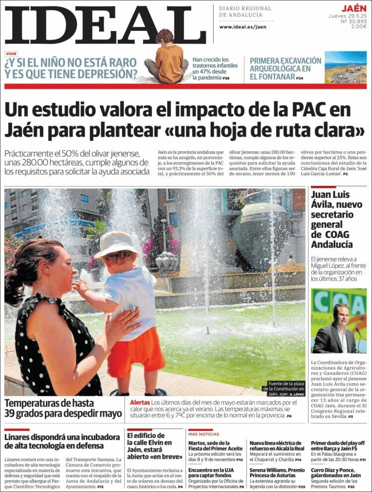 Portada de El Ideal de Jaén (Spain)