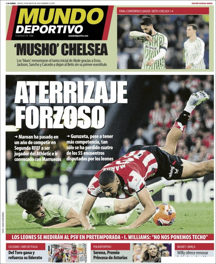 Portada de Mundo Deportivo Bizkaia (Spain)