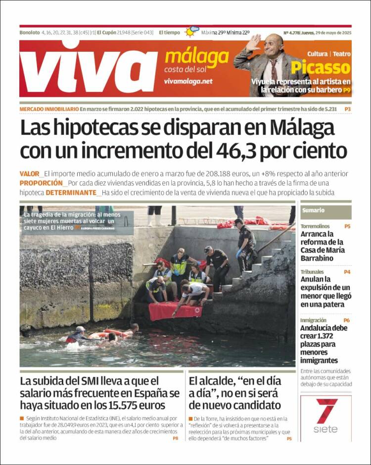 Portada de Viva Málaga (Spain)