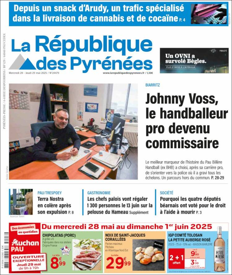 Portada de La République des Pyrénées (France)