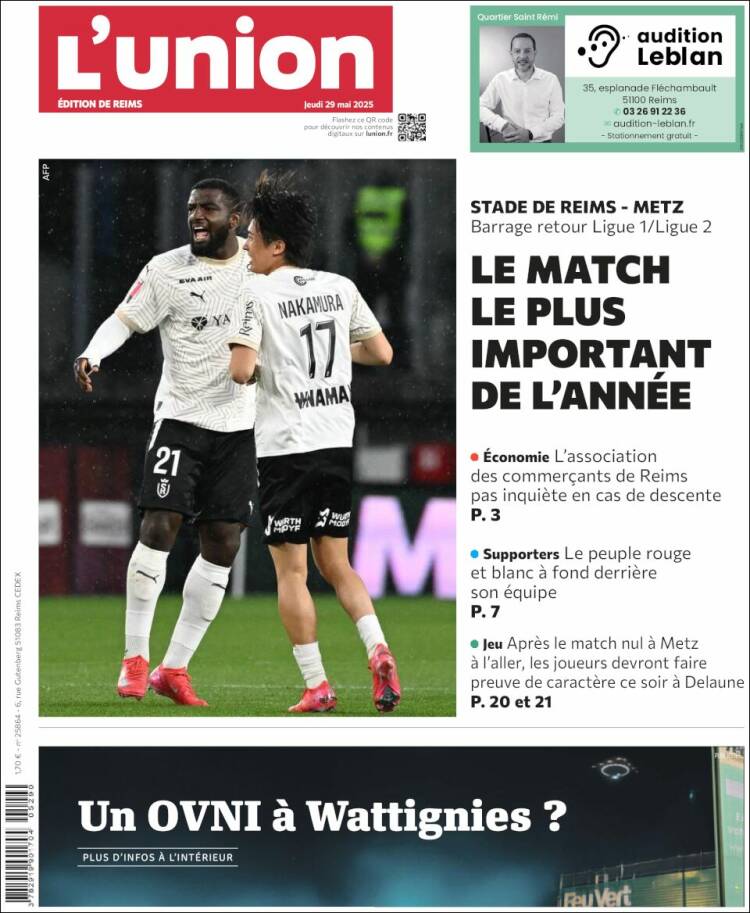 Portada de L'Union (France)