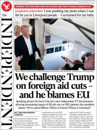 Portada de The Independent (United Kingdom)