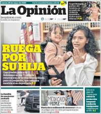 Portada de La Opinión (USA)