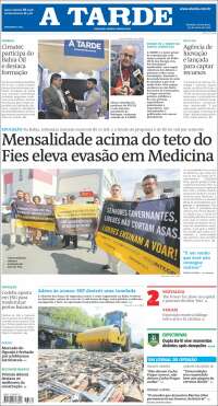 Portada de Diário A Tarde (Brasil)