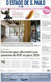 Portada de O Estado de São Paulo (Brasil)