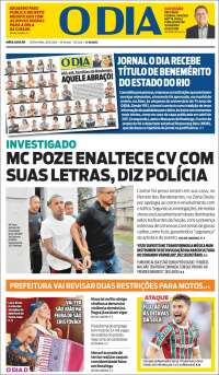 Portada de O Dia (Brasil)