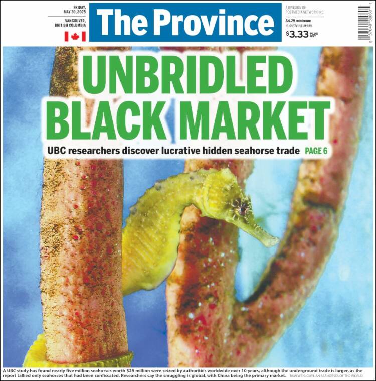 Portada de The Province (Canada)