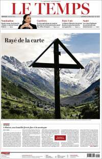 Portada de Le Matin (Switzerland)