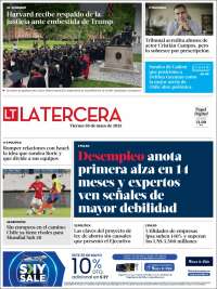 Portada de La Tercera (Chile)