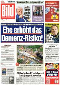 Portada de Bild (Germany)