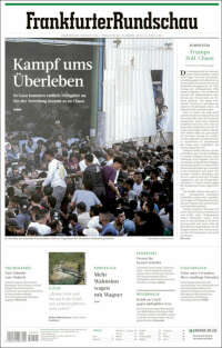 Portada de Frankfurter Rundschau (Germany)