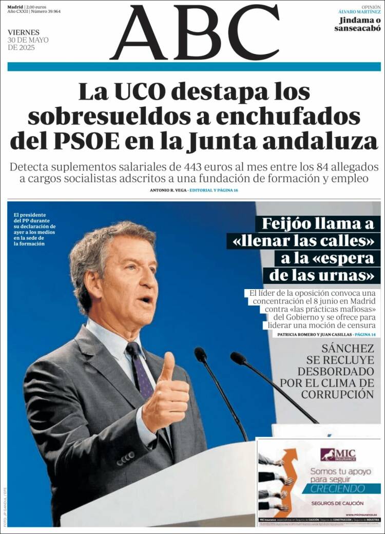 Portada de ABC (Spain)