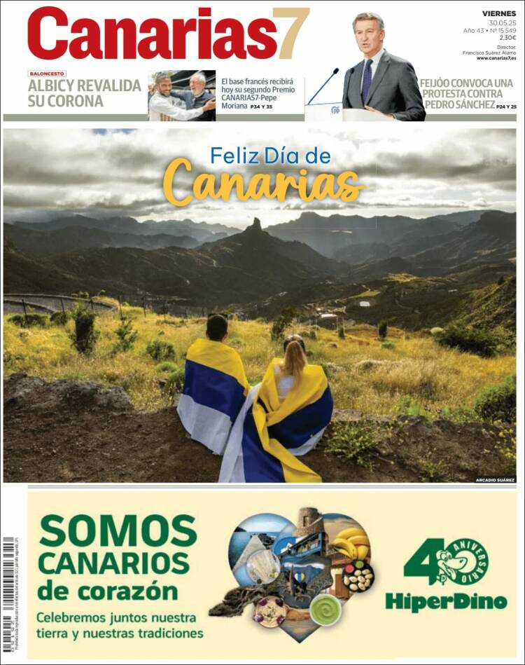 Portada de Canarias 7 (Spain)