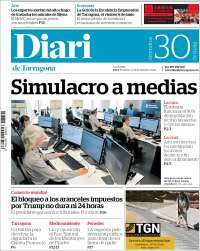 Portada de Diari de Tarragona (Spain)