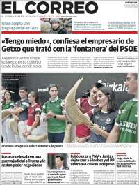 Portada de El Correo - Guipuzcoa (Spain)