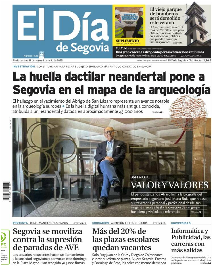 Portada de El Día de Segovia (Spain)