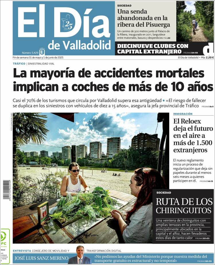 Portada de El Día de Valladolid (Spain)