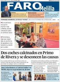 Portada de El Faro de Melilla (Spain)