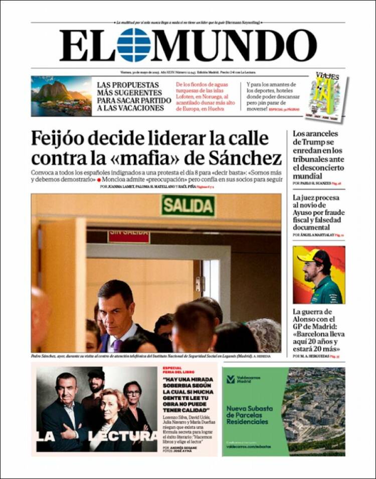 Portada de El Mundo (Spain)