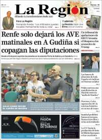 Portada de La Región de Ourense (Spain)
