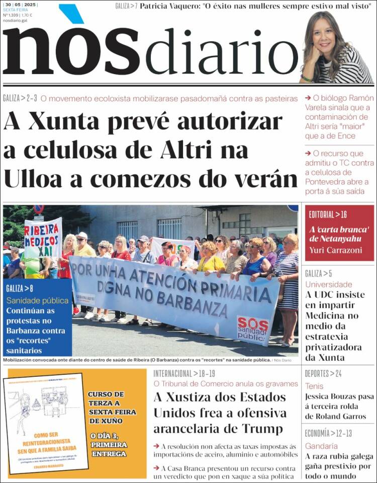 Portada de Nòs Diario (Spain)