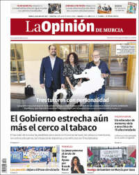 Portada de La Opinión de Murcia (Spain)