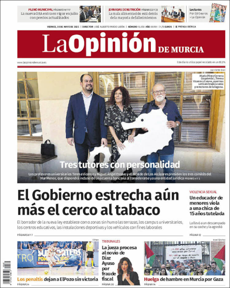 Portada de La Opinión de Murcia (Spain)