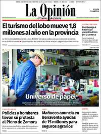 Portada de La Opinión - El Correo de Zamora (Spain)