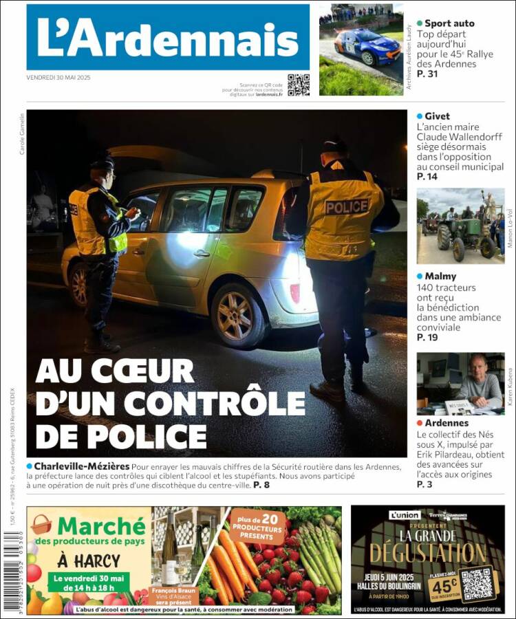 Portada de L'Ardenais (France)