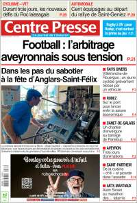 Portada de Centre Presse (France)