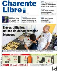 Portada de Charente Libre (France)