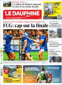 Portada de Le Dauphiné Libéré (France)