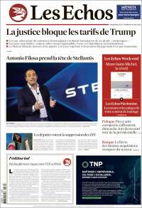 Portada de Les Echos (France)