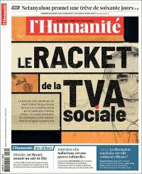 Portada de l'Humanite (France)