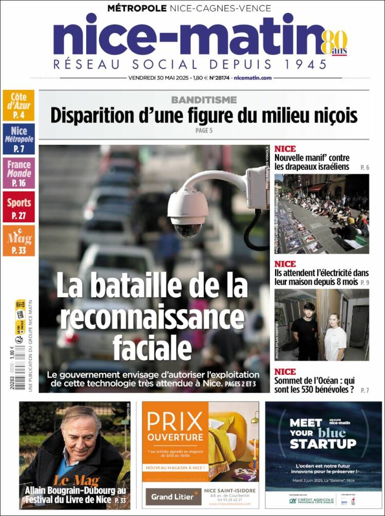 Portada de Nice-Matin (France)