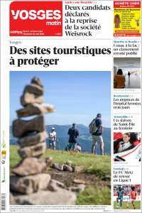 Portada de Vosges Matin (France)