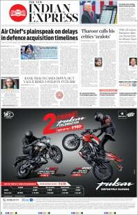 Portada de New Indian Express (Inde)