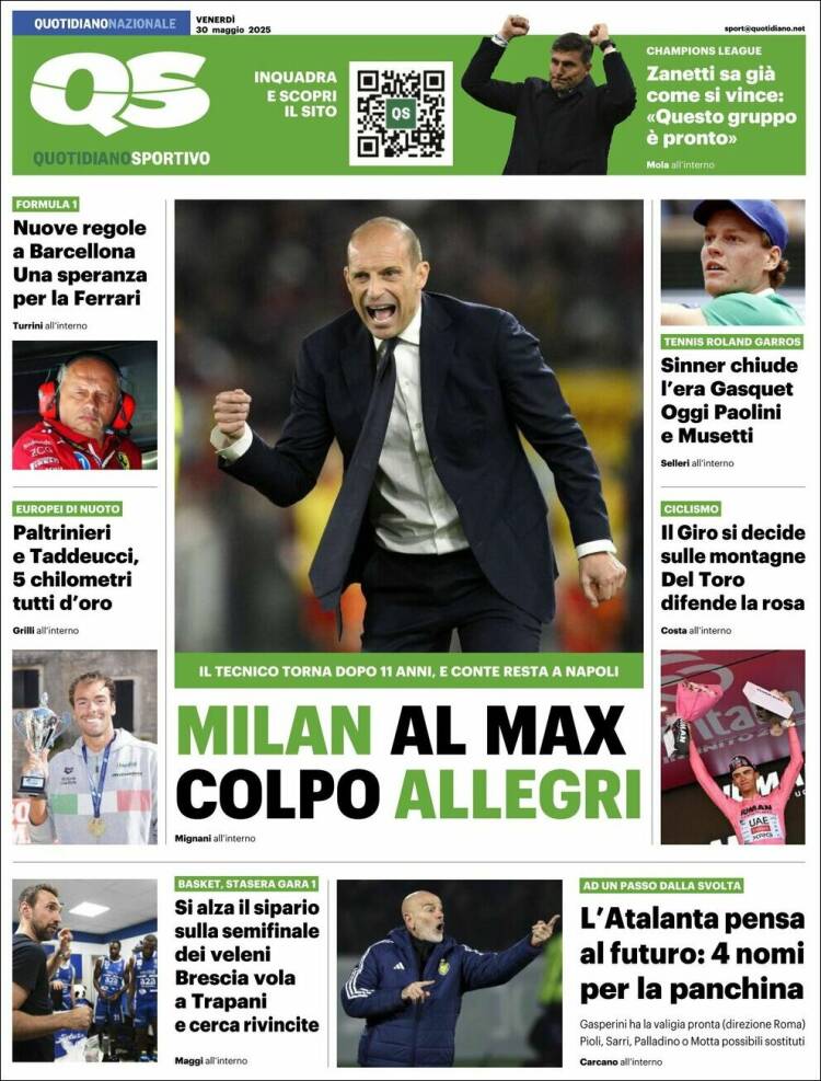 Portada de Quotidiano Sportivo (Italy)