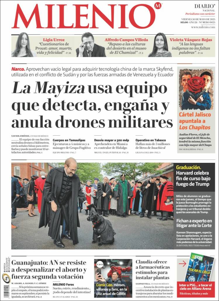 Portada de Milenio (Mexico)
