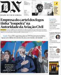 Portada de Diário de Noticias (Portugal)