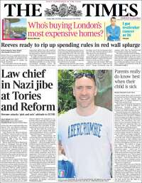 Portada de The Times (United Kingdom)