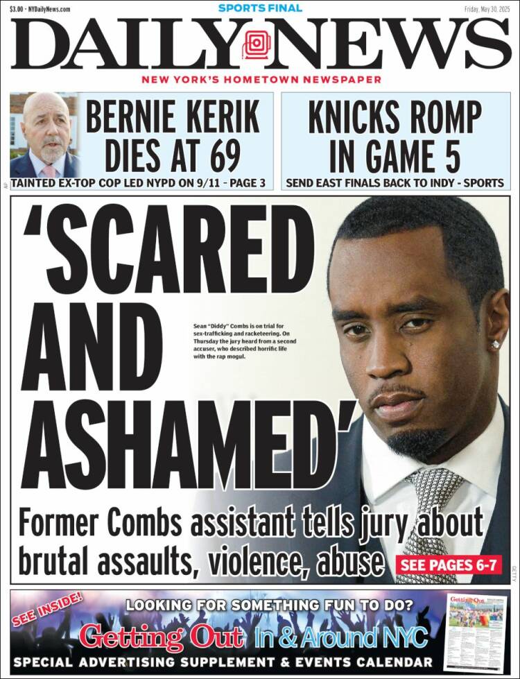 Portada de Daily News - New York (USA)