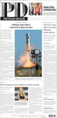 Portada de The Plain Dealer (USA)