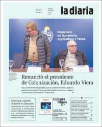 Portada de La Diaria (Uruguay)