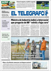 Portada de El Telégrafo (Uruguay)